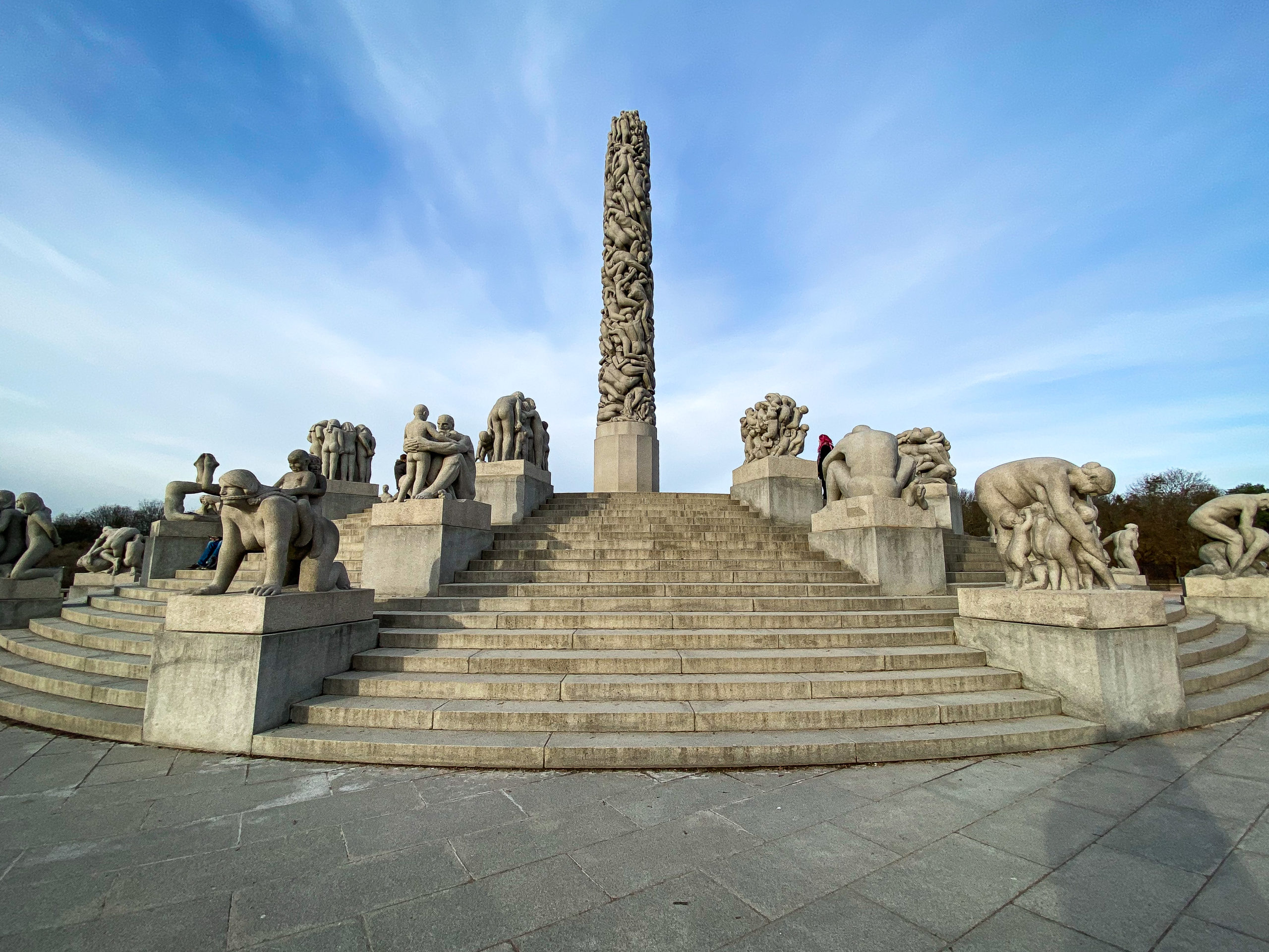 Statue in Vigelandsparken in Oslo