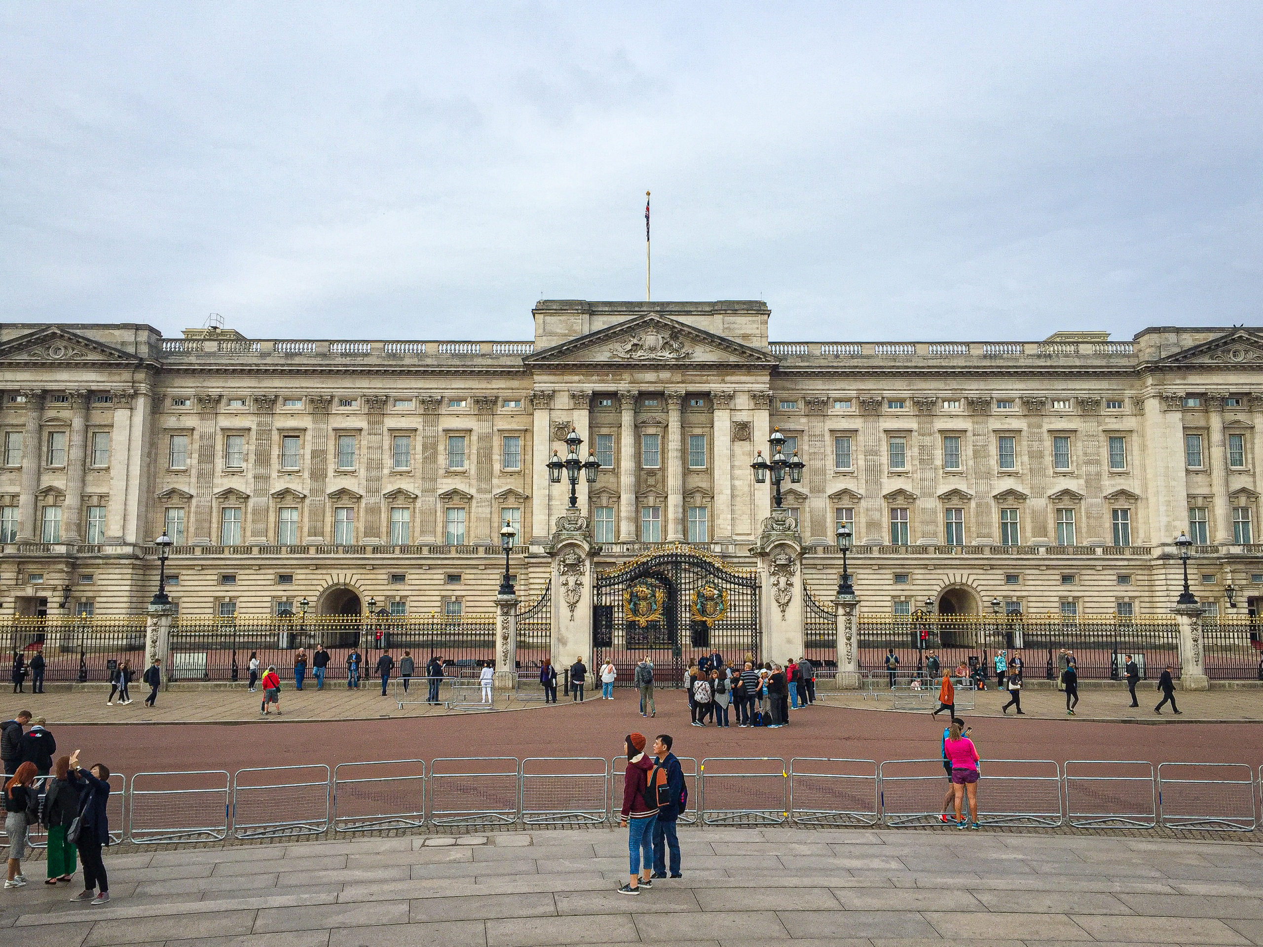 Buckingham palace in London