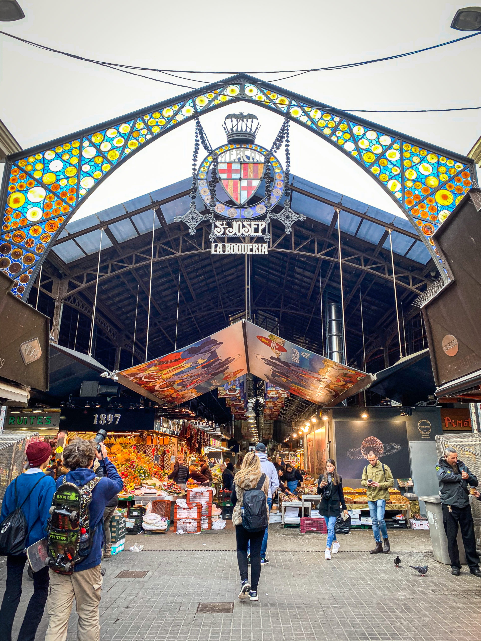 La Boqueria market in Barcelona