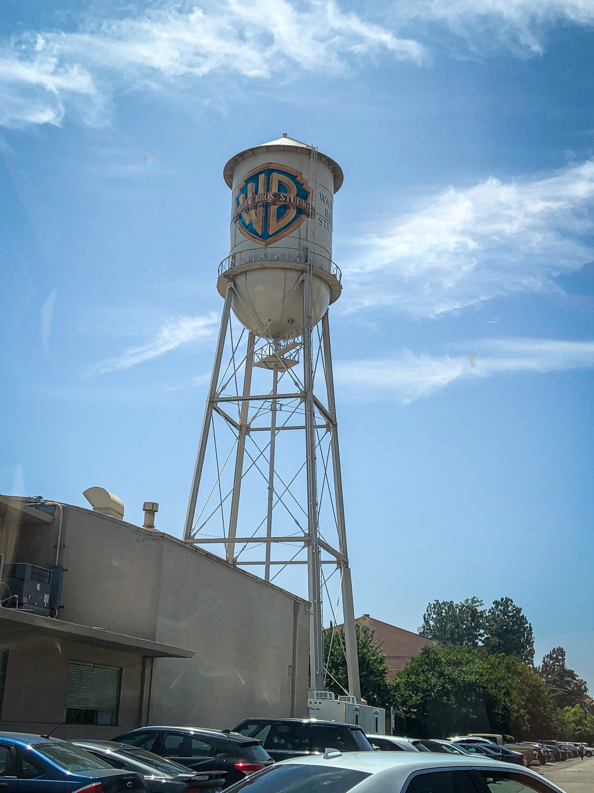 IMG_1701 Warners Bros logo in the studios in Los Angeles