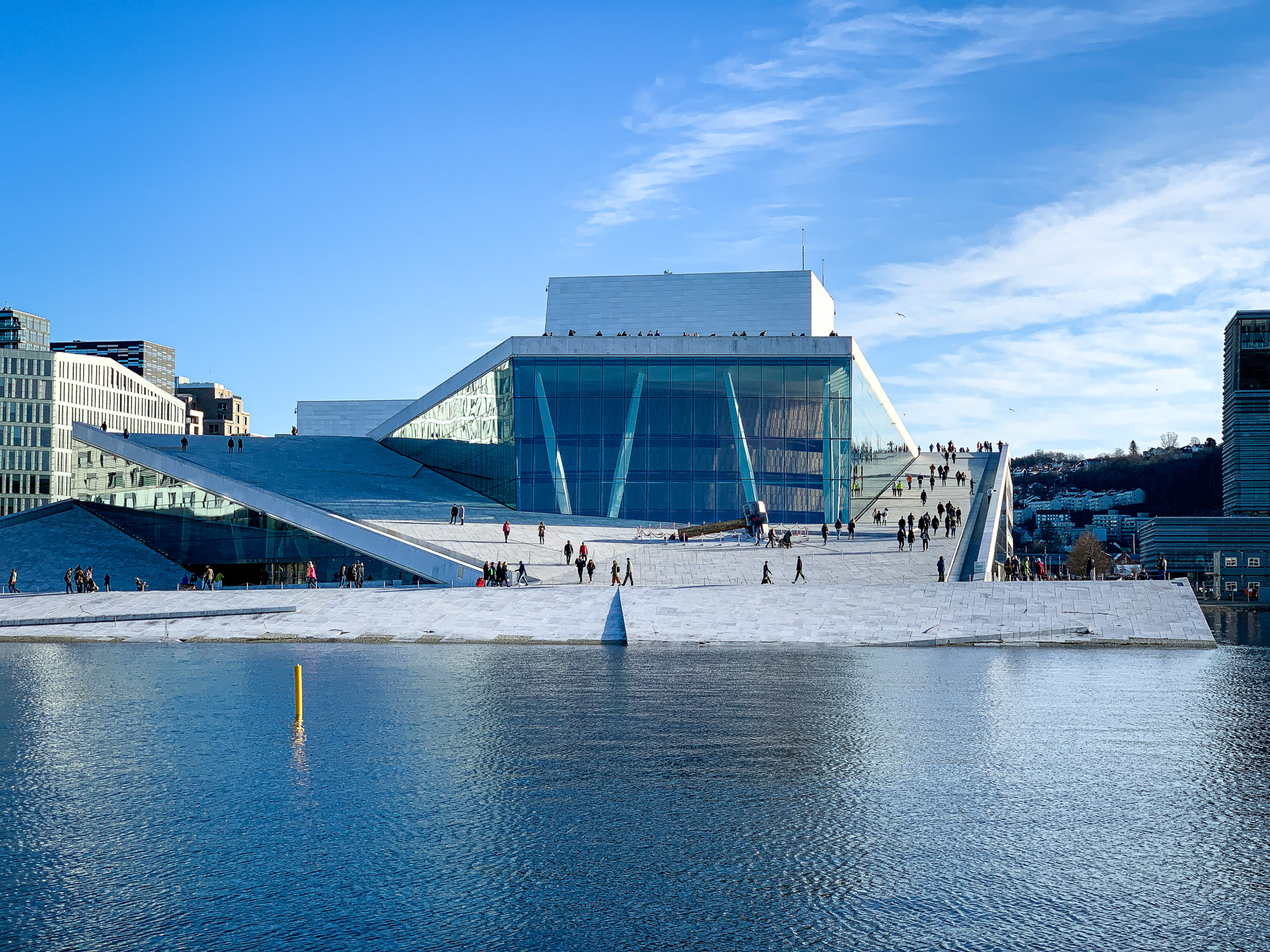 OPERA HOUSE IN WINTER IN OSLO