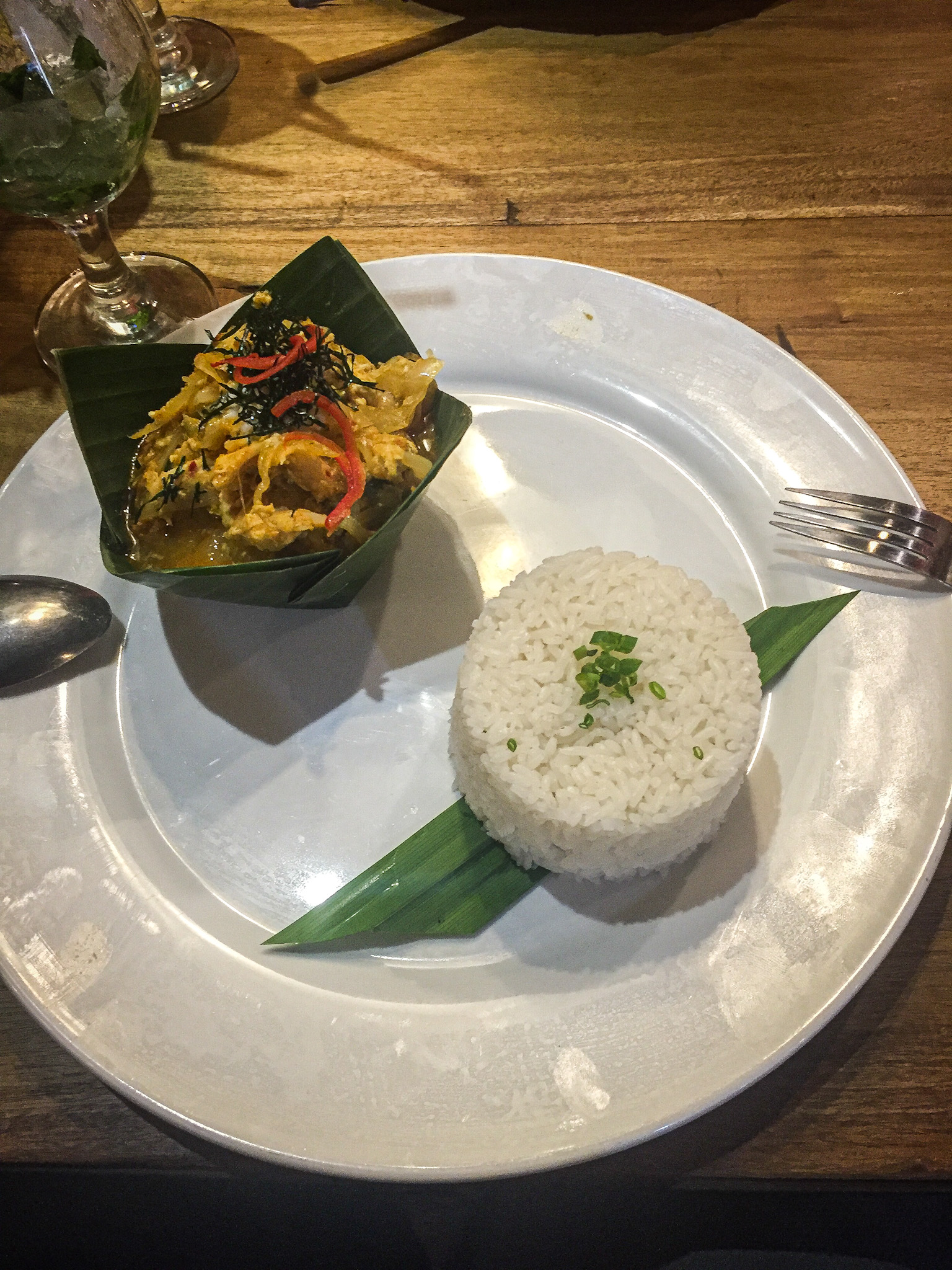 Khmer Amok dish in Cambodia