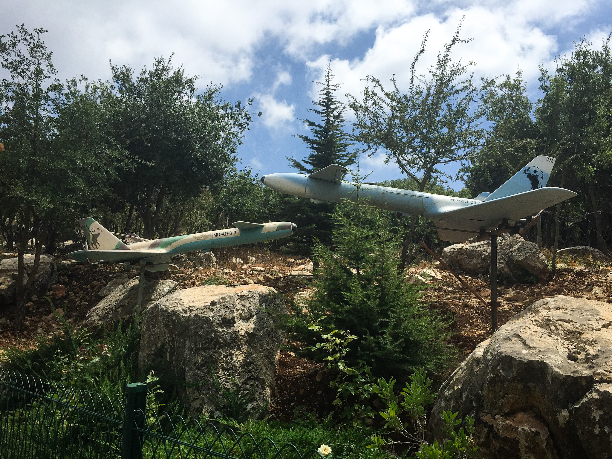 IMG_2993 Missiles in the Mleeta war museum in Saida in Lebanon