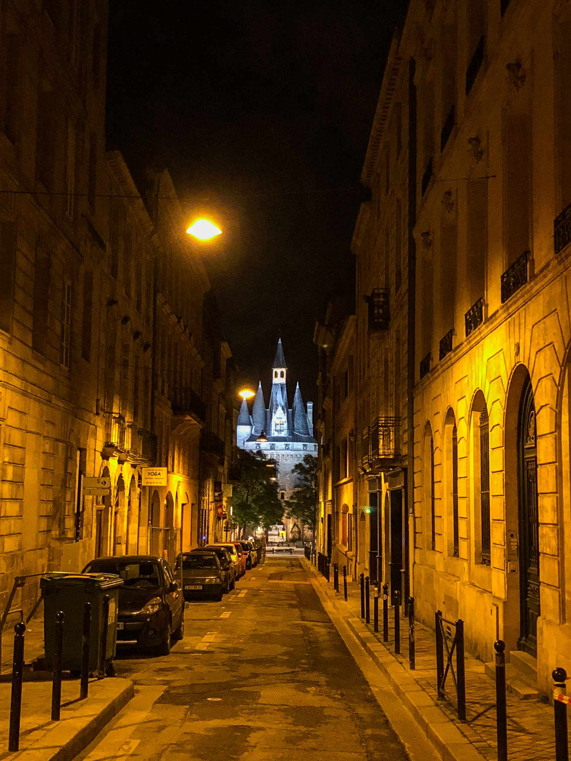 IMG_3852 Night view of a street in Bordeaux