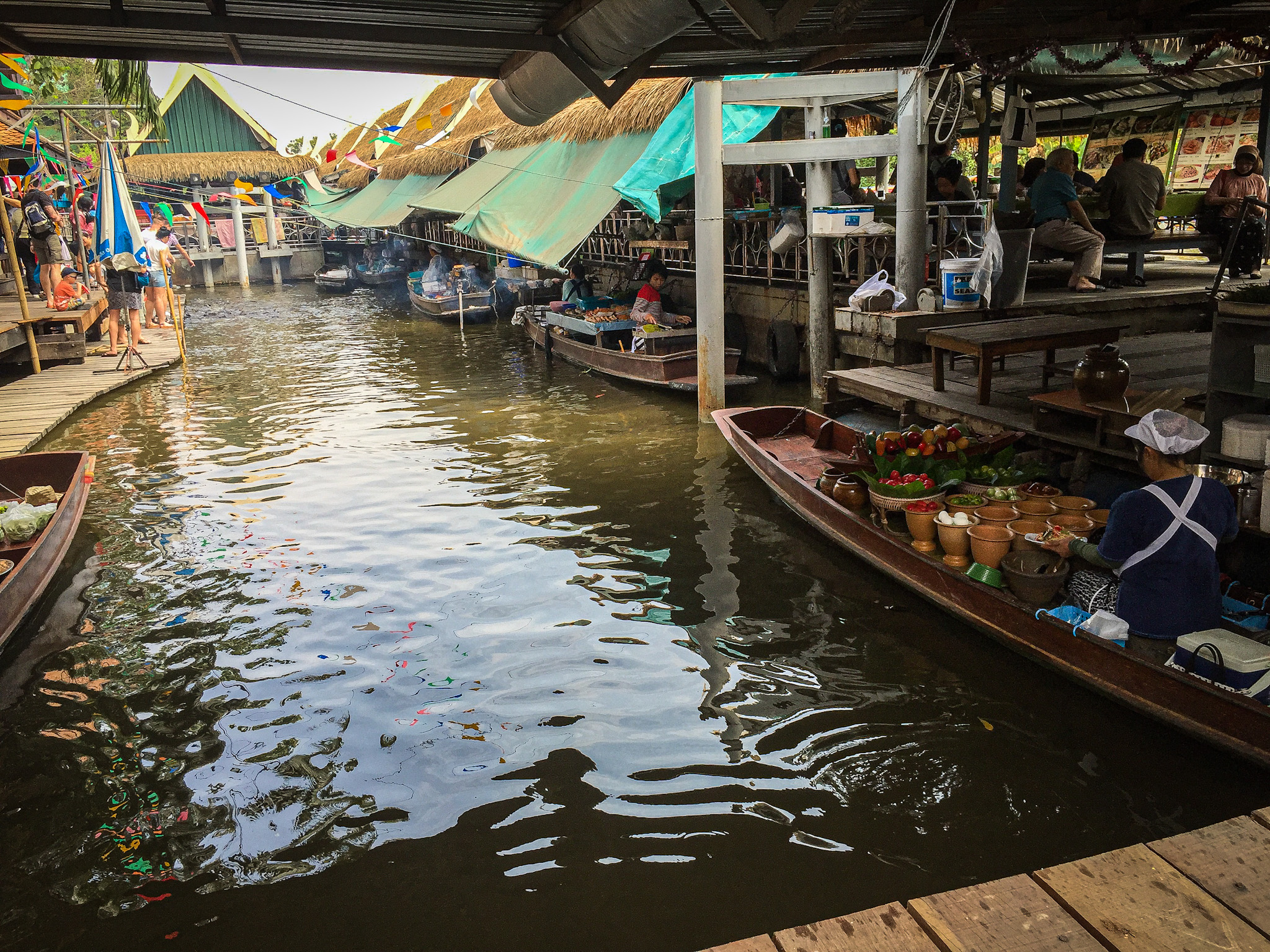 Floating market near Bangkok