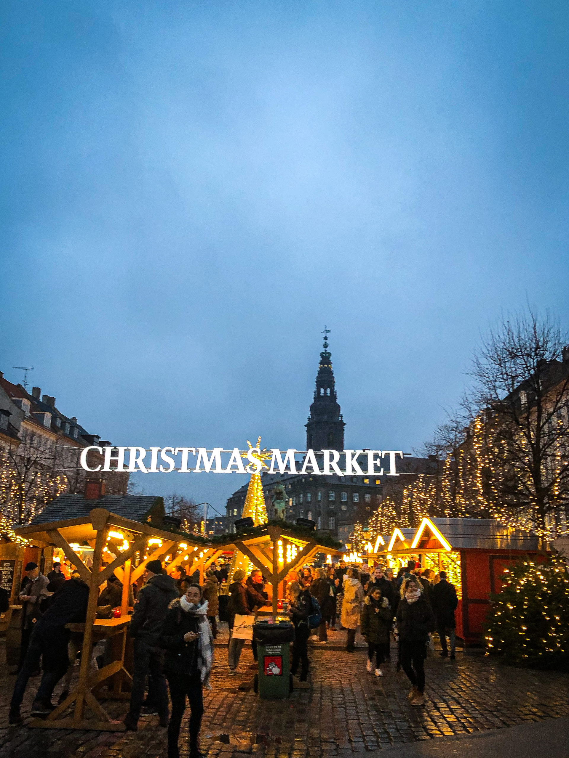 IMG_4935 Christmas Market in Copenhagen with a church in the background