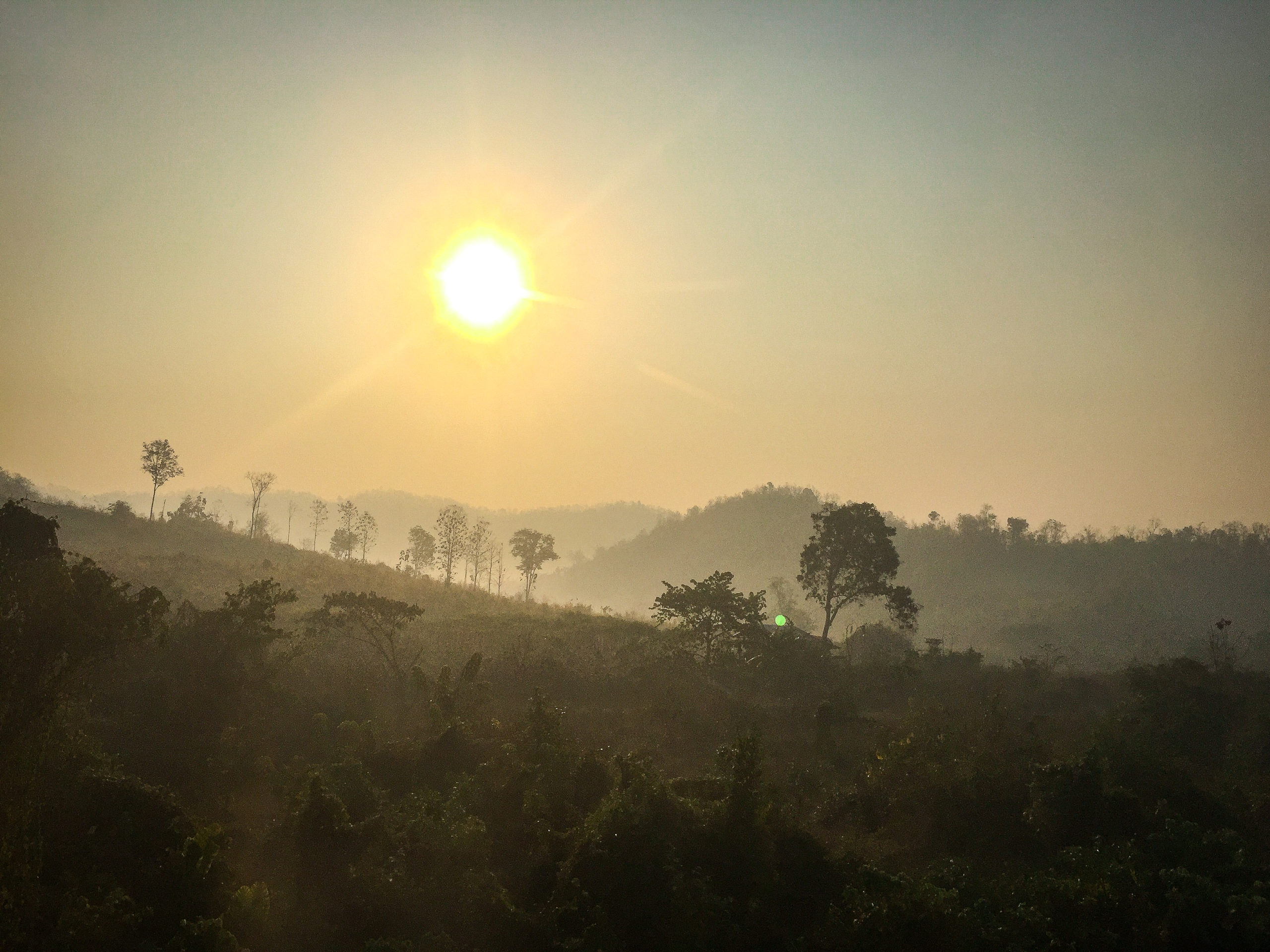 IMG_5132 View over the Jungle from a train to Chiang Mai in Thailand
