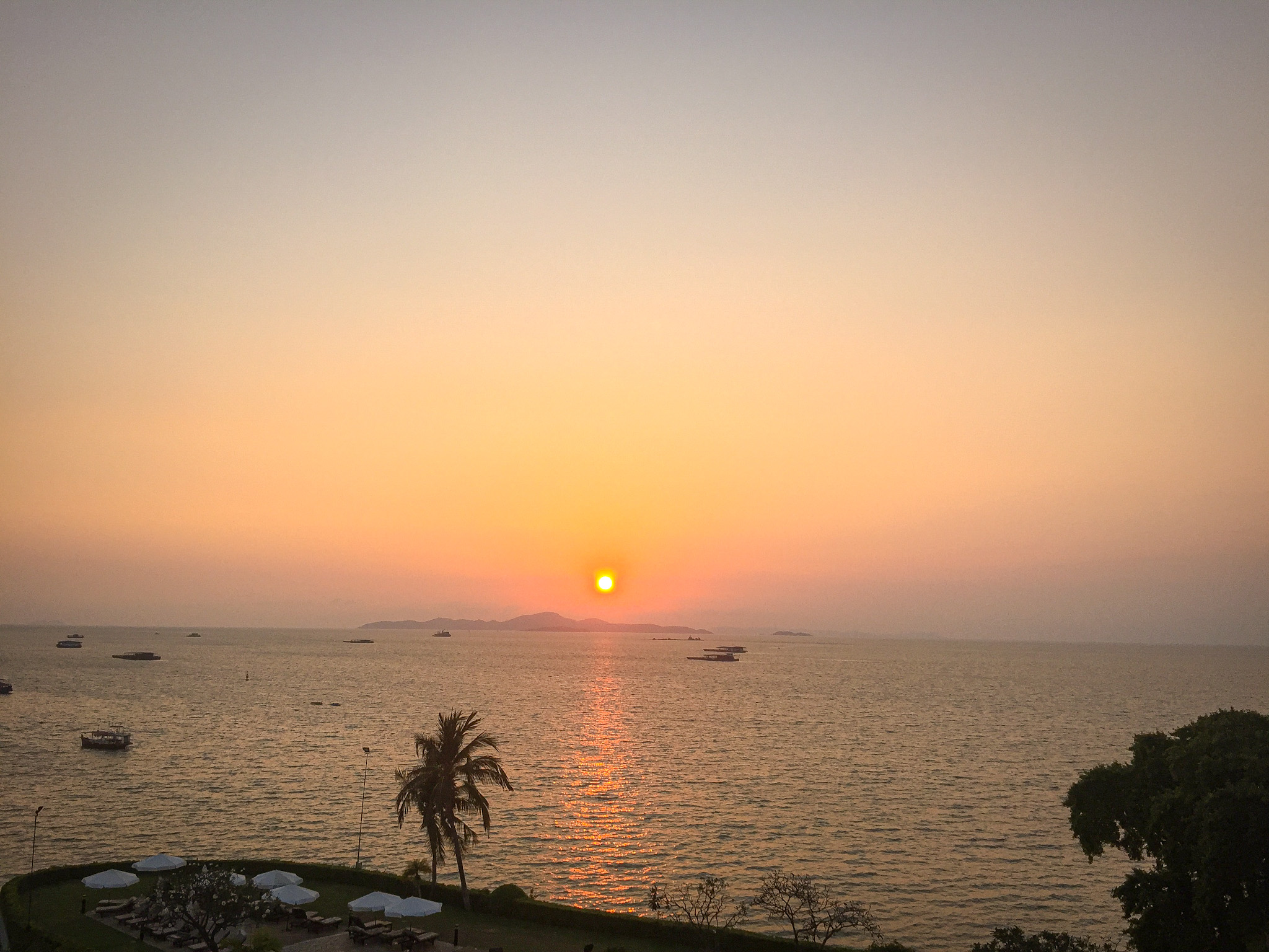 IMG_5337 Sunset over an island in Thailand