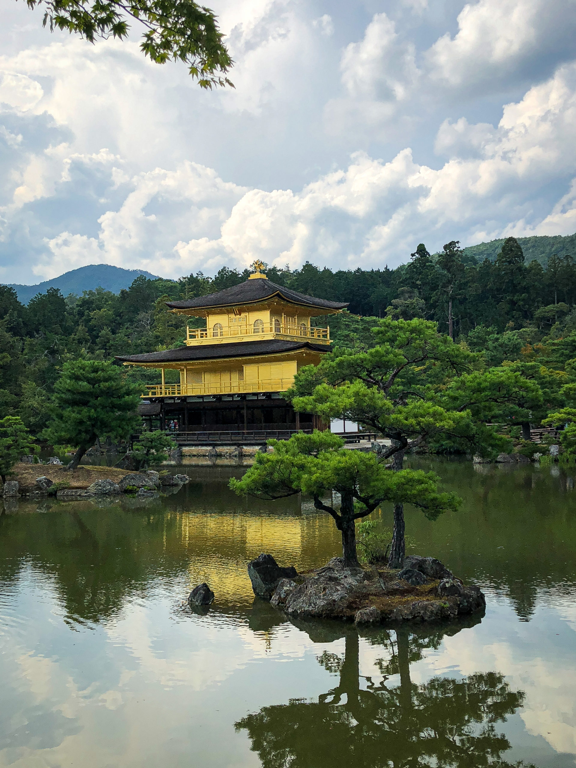 Kinkakuji golden temple in Kyoto in Japan