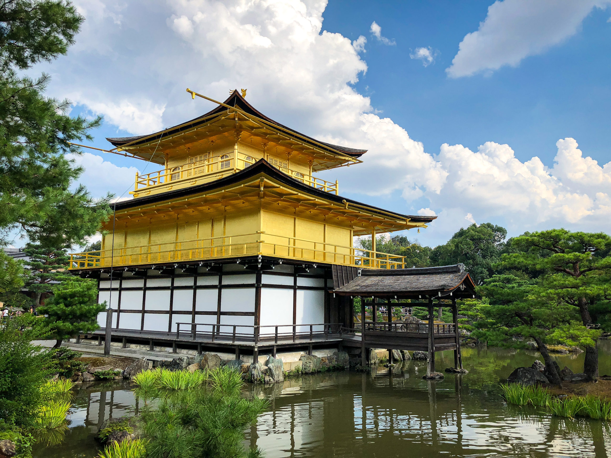 Kinkaku ji golden temple in Kyoto Japan