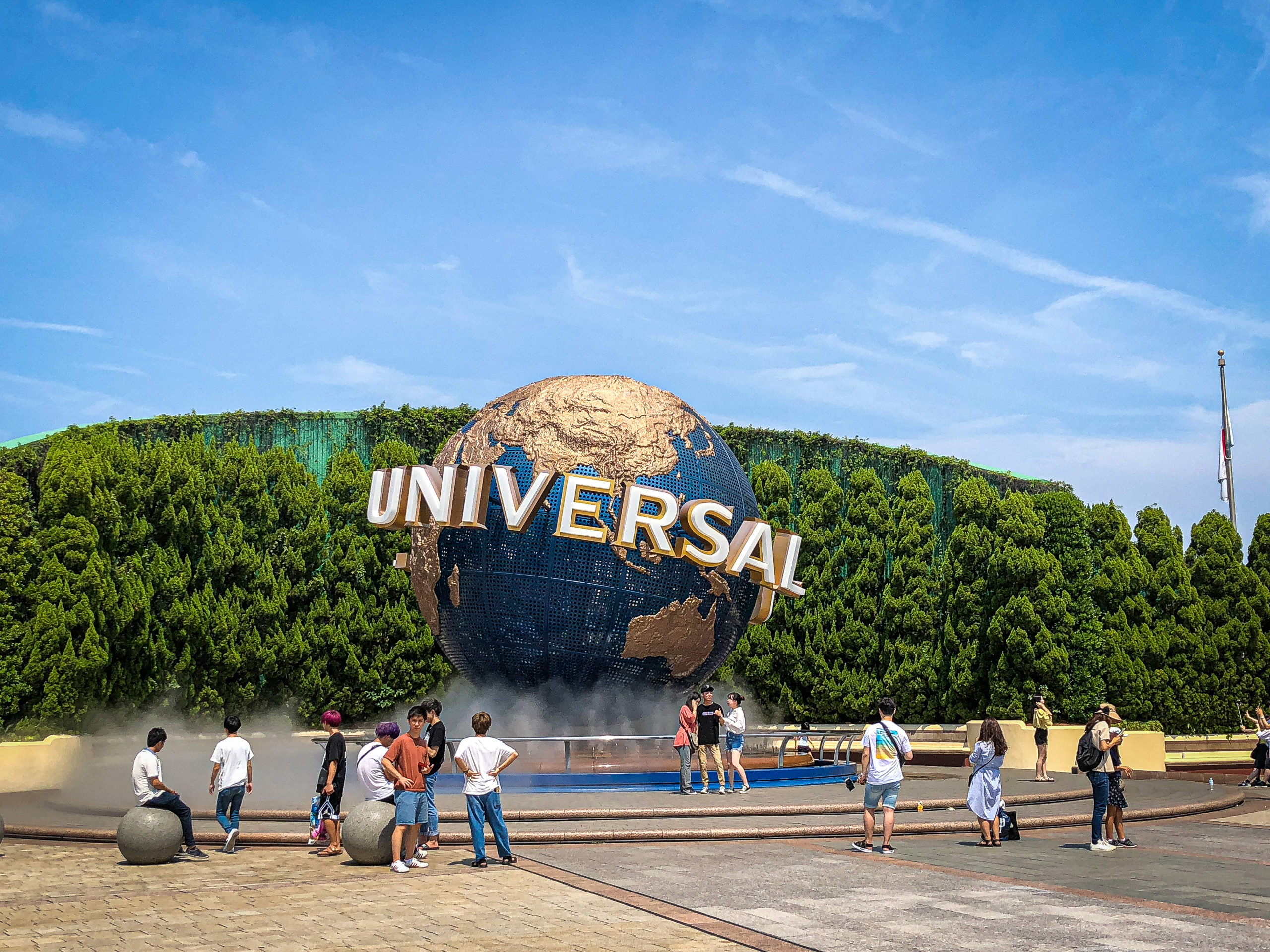 Universal Logo in Universal Osaka in Japan