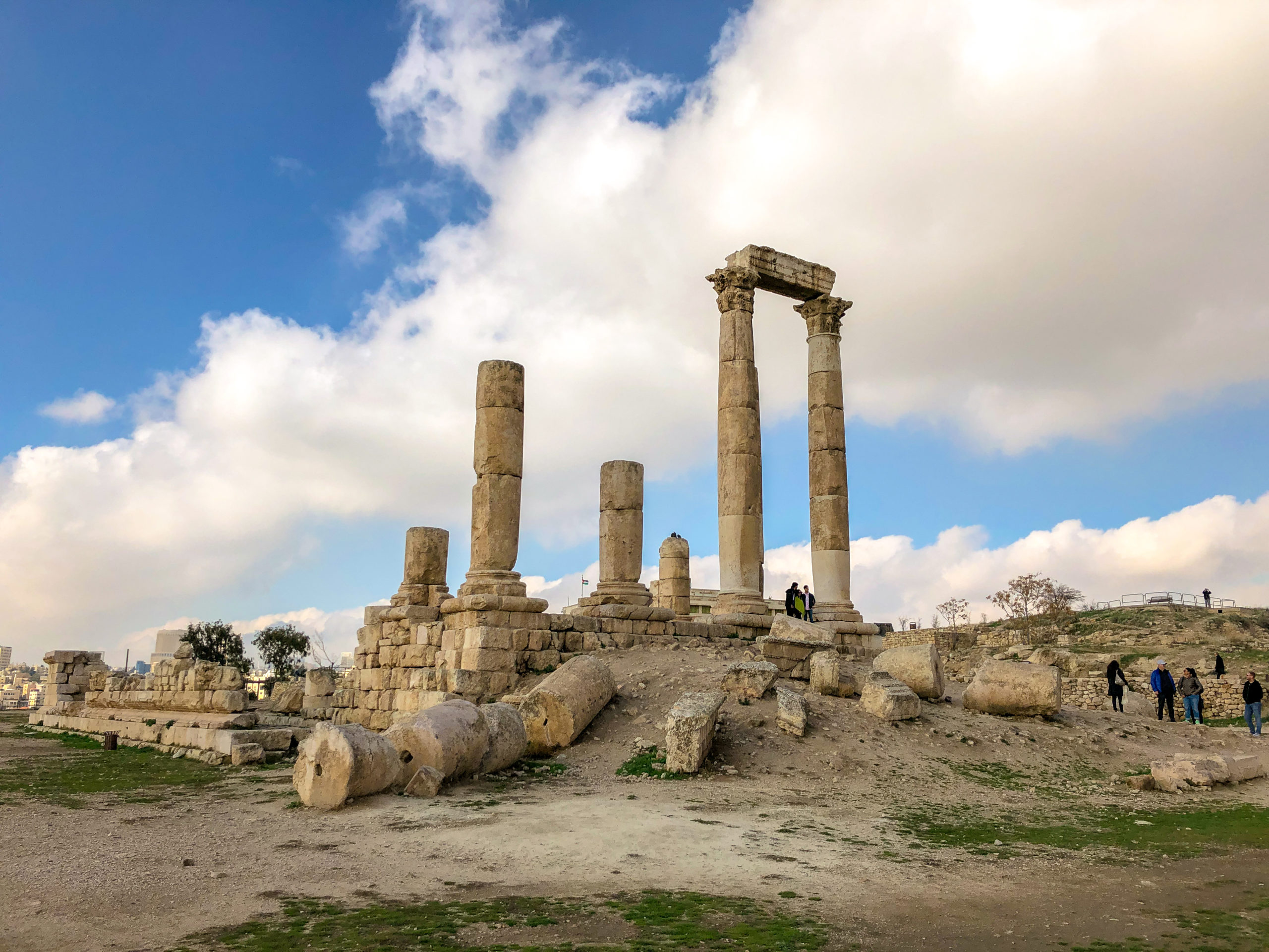 IMG_7500 Ruins of the Citadel in Amman in Jordan