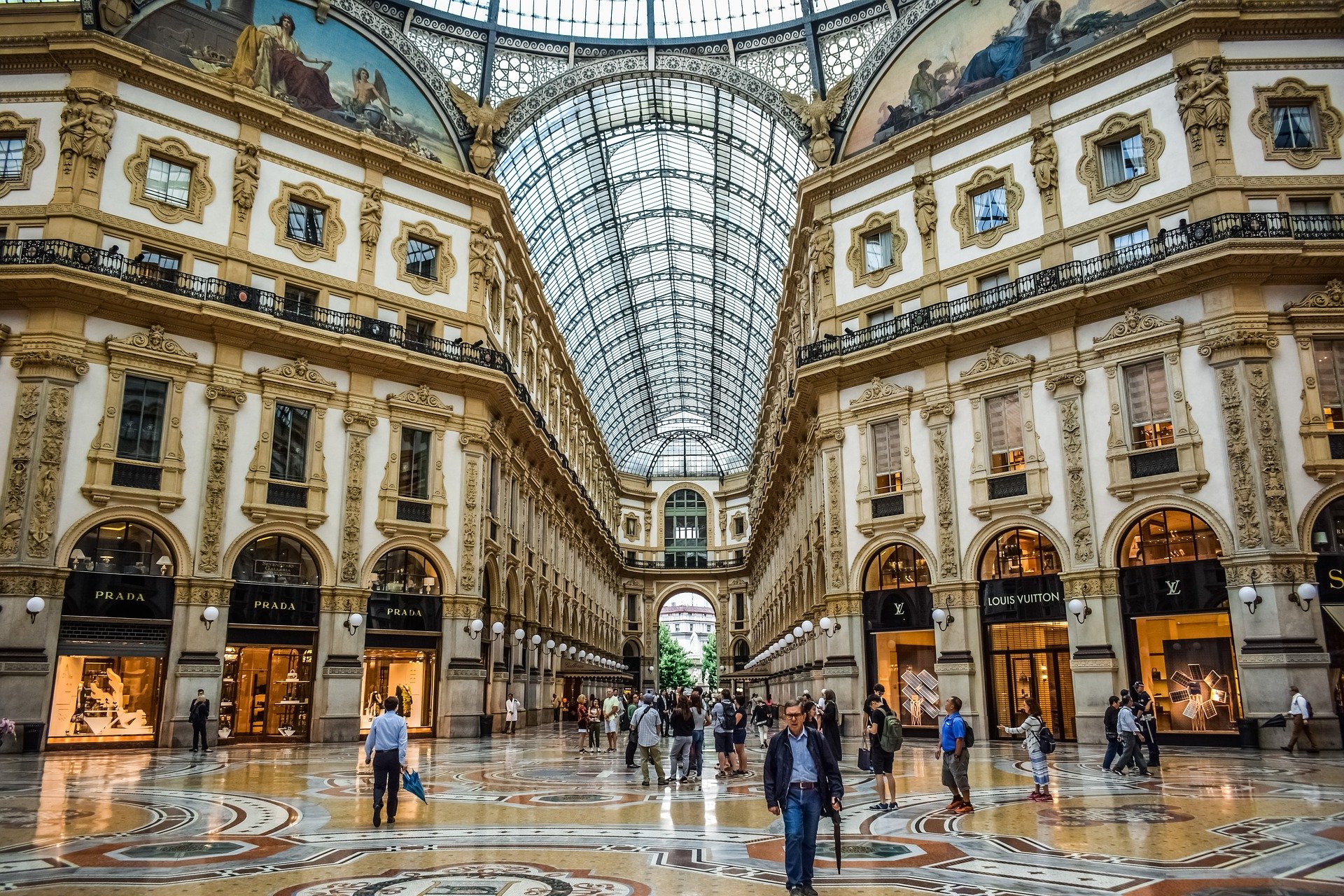 architecture-3531655_1920 Galleria Vittorio Emmanuele II in Milano