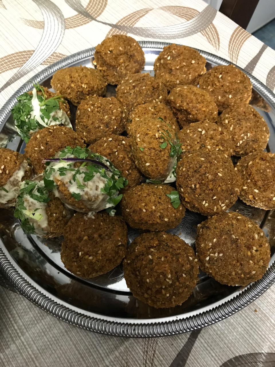 Plate of falafel in Lebanon