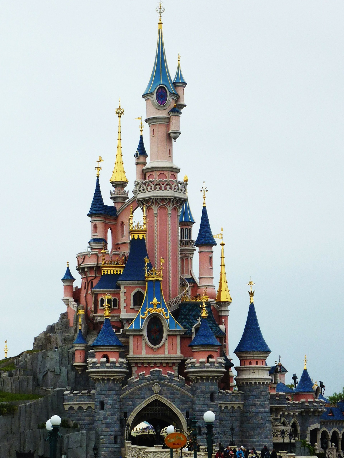 Disneyland castle in Paris