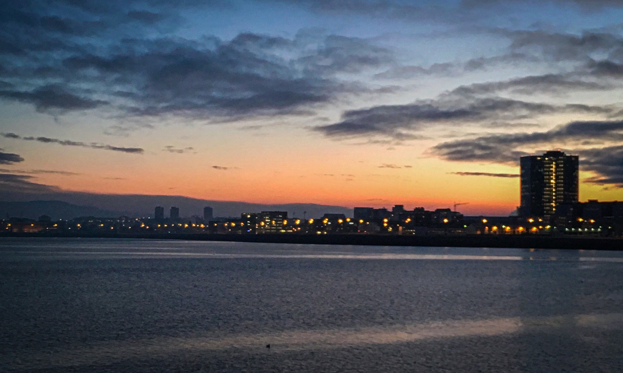 Sunrise over Reykjavik