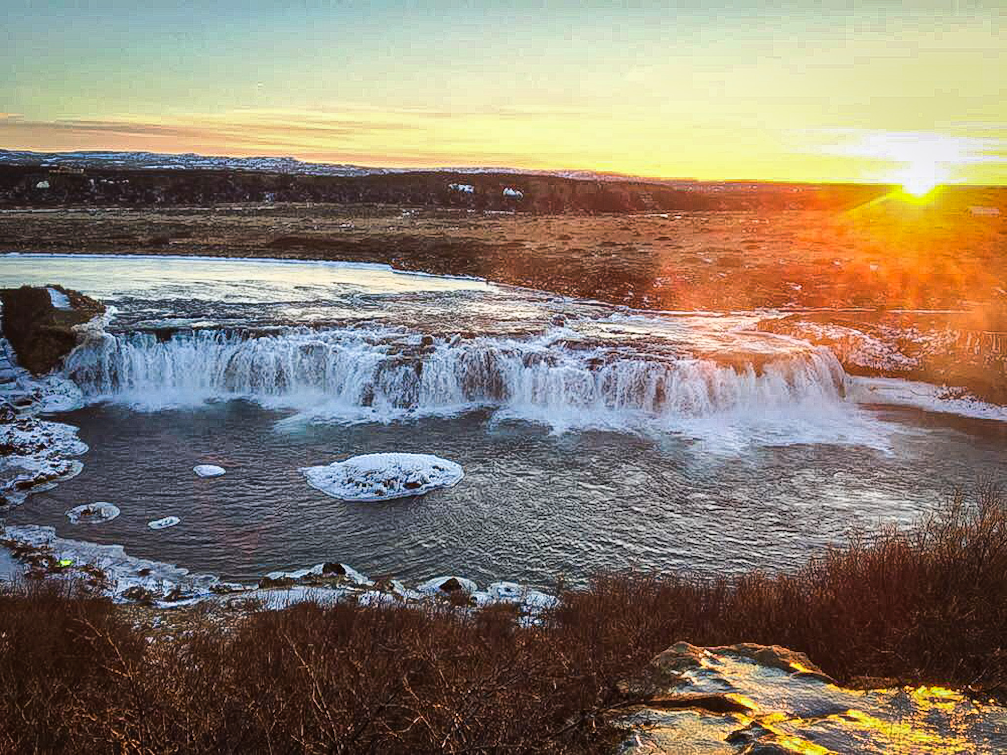 Gulfoss waterfall in Iceland