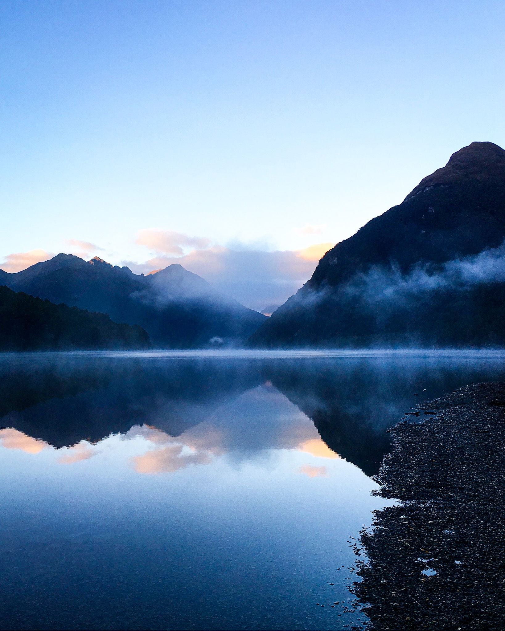 Lake in New Zealand