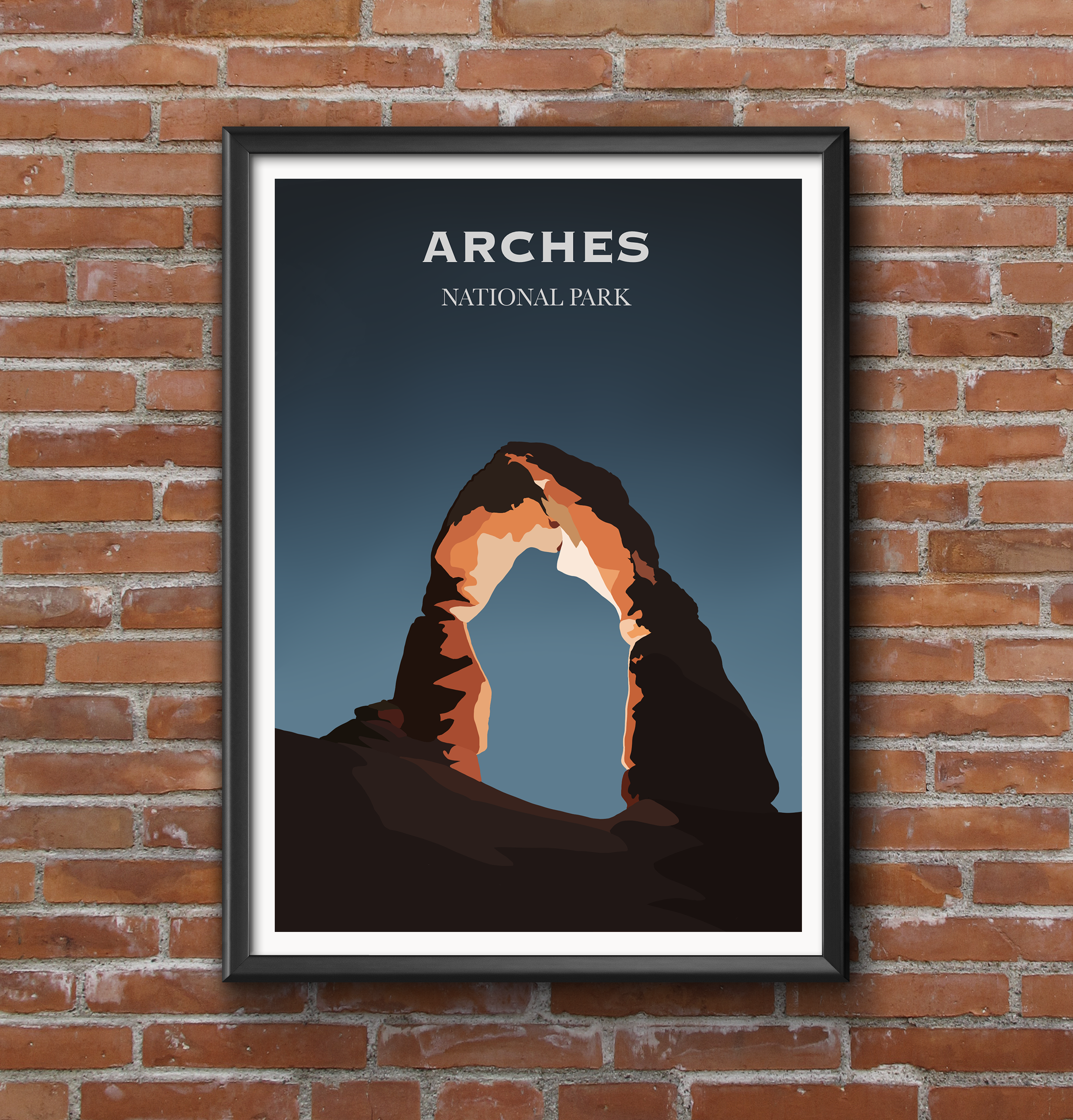 Arches National Park Illustration