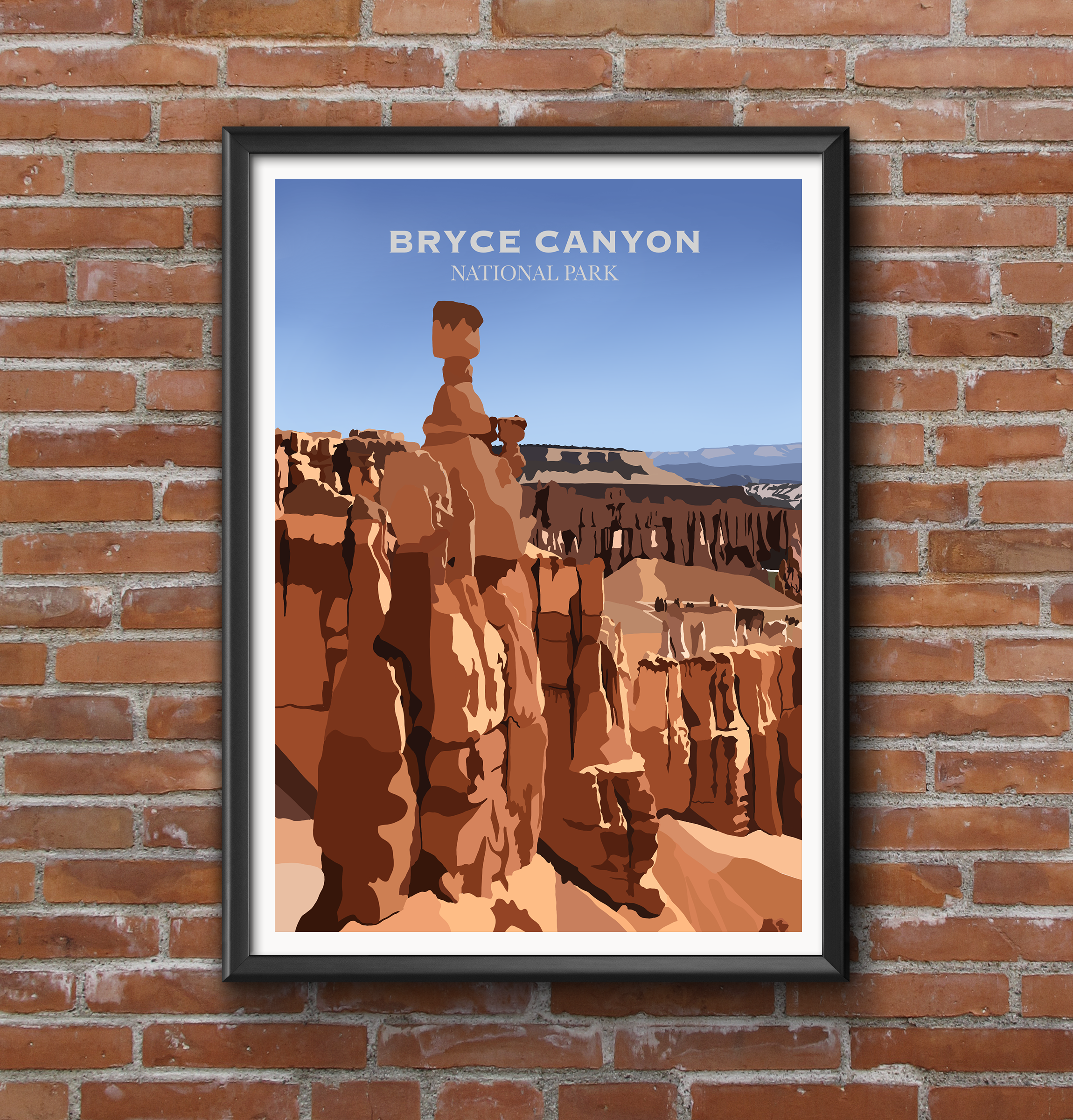 Bryce Canyon National Park Illustration