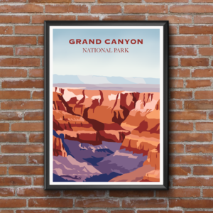 Grand Canyon National Park Illustration