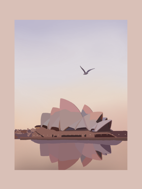 Sydney opera Illustration