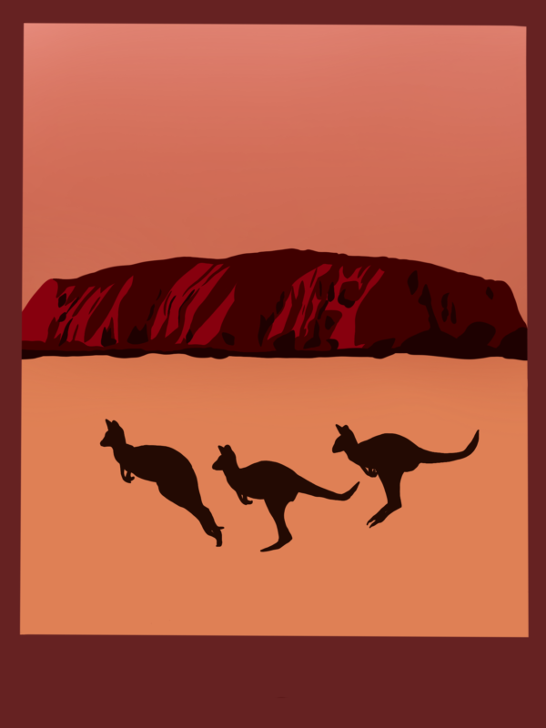 Uluru Illustration