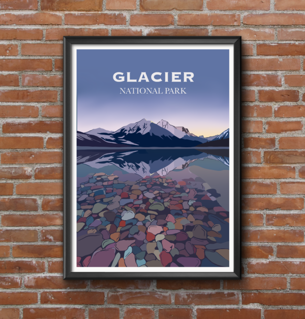 Glacier Illustration